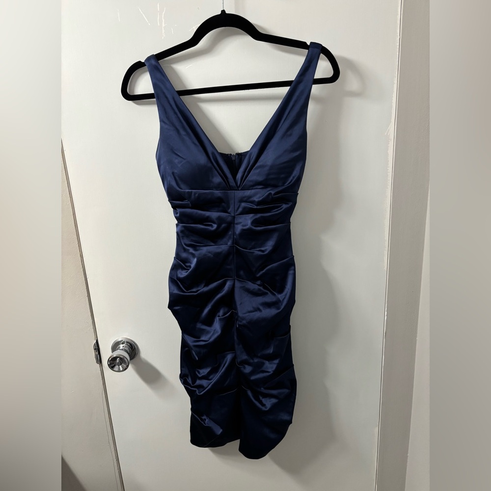 Xscape Deep Blue Dress Size 6